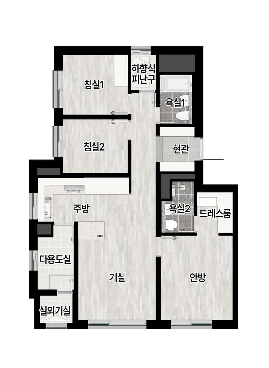 59B 타입 평면도